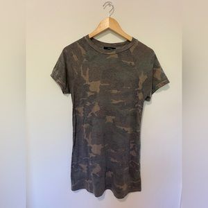 Forever 21 Camo T-Shirt Dress